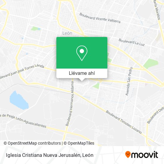 Mapa de Iglesia Cristiana Nueva Jerusalén