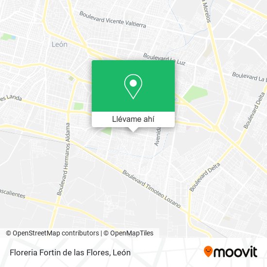 Mapa de Floreria Fortin de las Flores