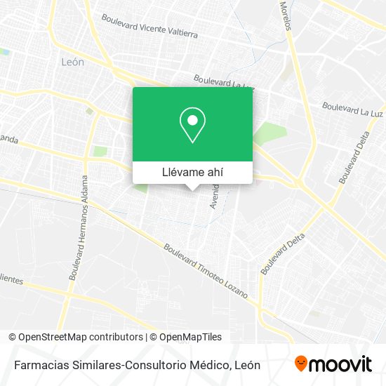 Mapa de Farmacias Similares-Consultorio Médico