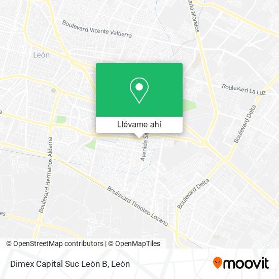 Mapa de Dimex Capital Suc León B