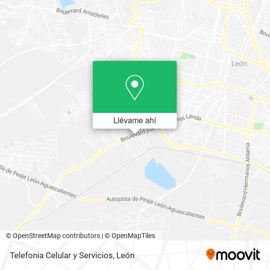 Mapa de Telefonia Celular y Servicios