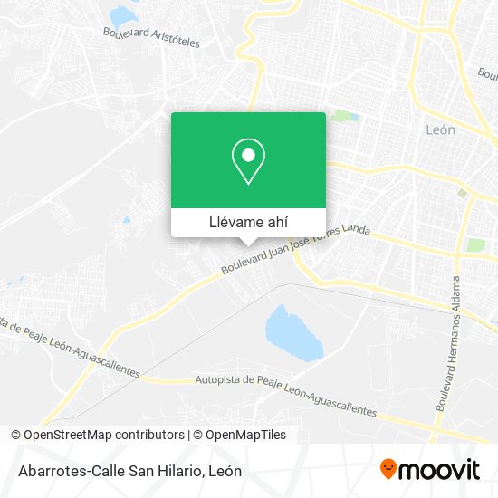 Mapa de Abarrotes-Calle San Hilario