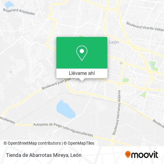 Mapa de Tienda de Abarrotas Mireya