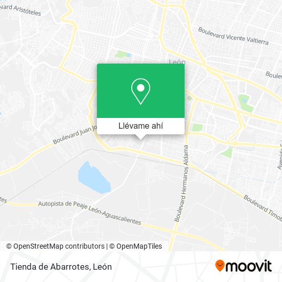 Mapa de Tienda de Abarrotes