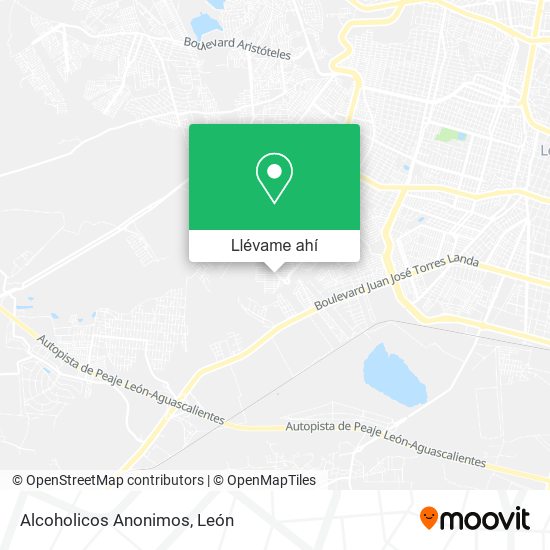 Mapa de Alcoholicos Anonimos