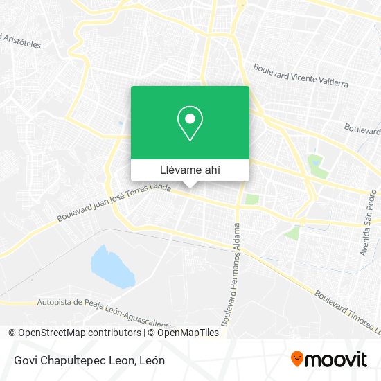 Mapa de Govi Chapultepec Leon
