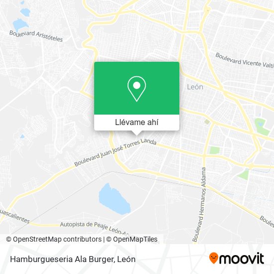 Mapa de Hamburgueseria Ala Burger