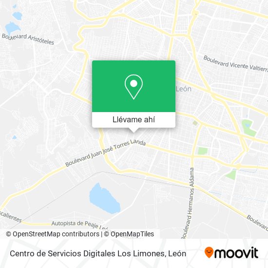 Mapa de Centro de Servicios Digitales Los Limones