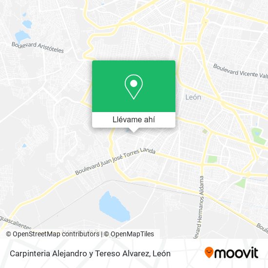 Mapa de Carpinteria Alejandro y Tereso Alvarez