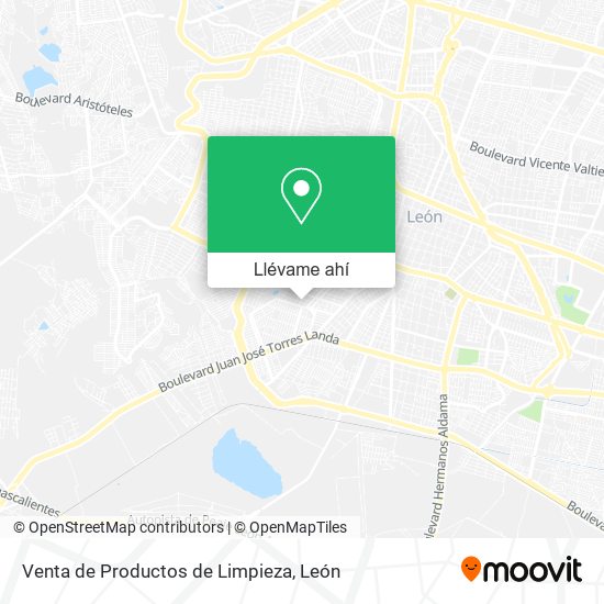 Mapa de Venta de Productos de Limpieza