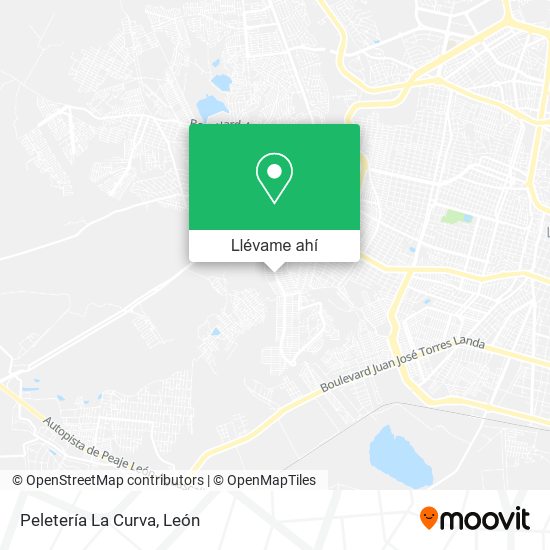 Mapa de Peletería La Curva