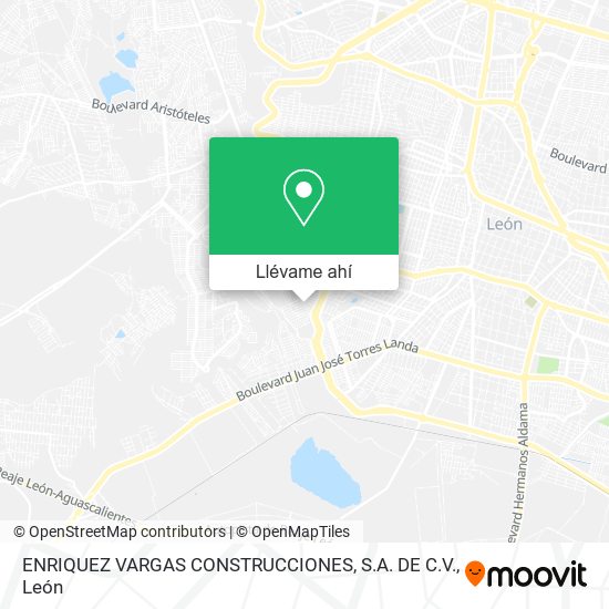 Mapa de ENRIQUEZ VARGAS CONSTRUCCIONES, S.A. DE C.V.