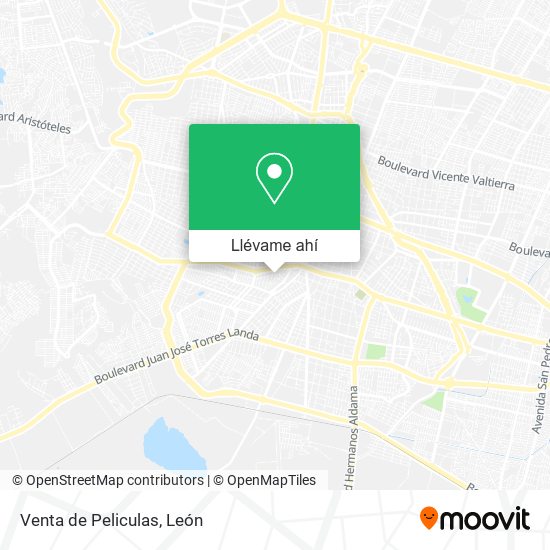 Mapa de Venta de Peliculas