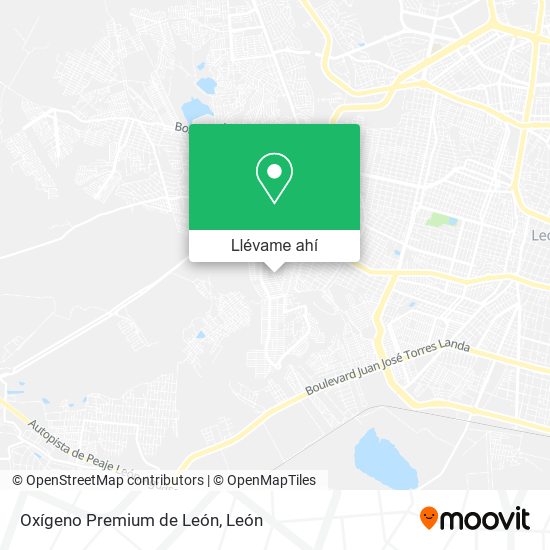 Mapa de Oxígeno Premium de León