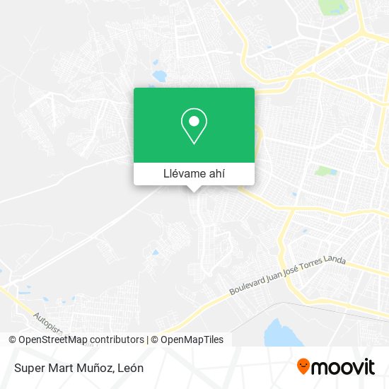 Mapa de Super Mart Muñoz