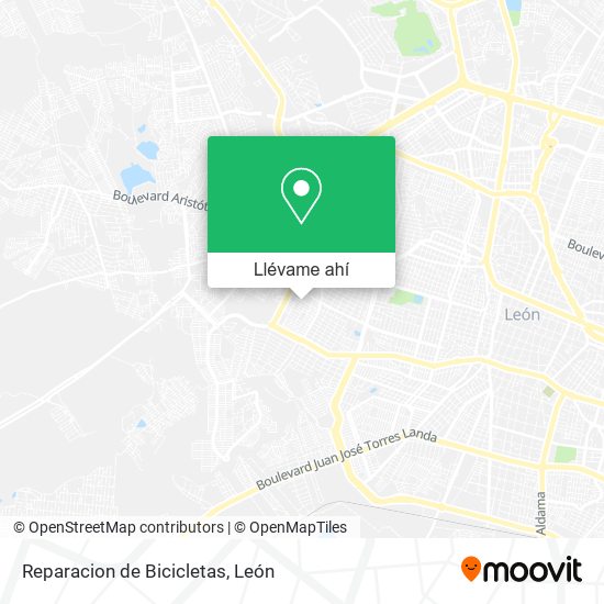 Mapa de Reparacion de Bicicletas