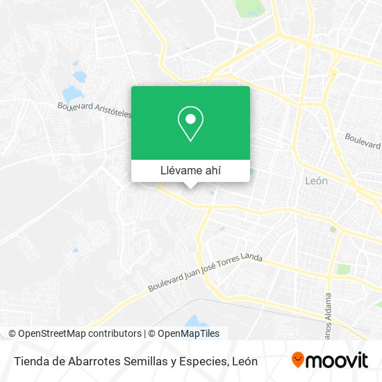 Mapa de Tienda de Abarrotes Semillas y Especies