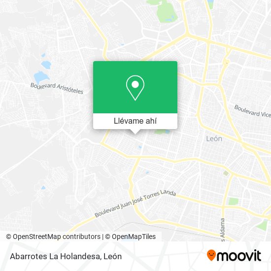 Mapa de Abarrotes La Holandesa