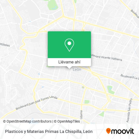 Mapa de Plasticos y Materias Primas La Chispilla