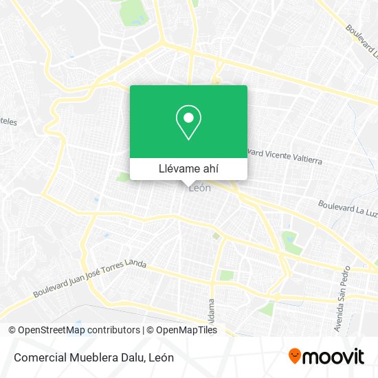 Mapa de Comercial Mueblera Dalu