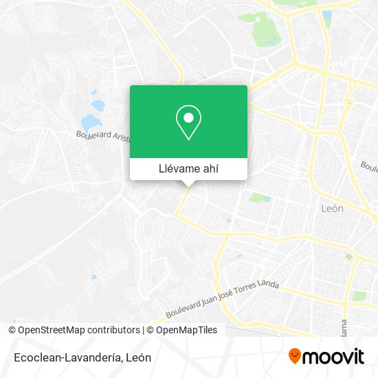 Mapa de Ecoclean-Lavandería