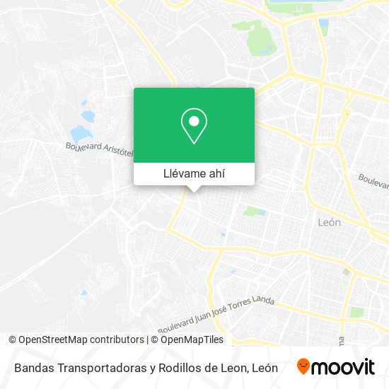 Mapa de Bandas Transportadoras y Rodillos de Leon