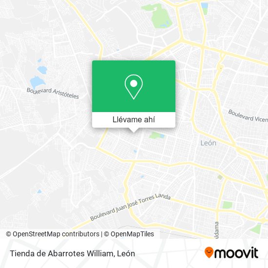 Mapa de Tienda de Abarrotes William