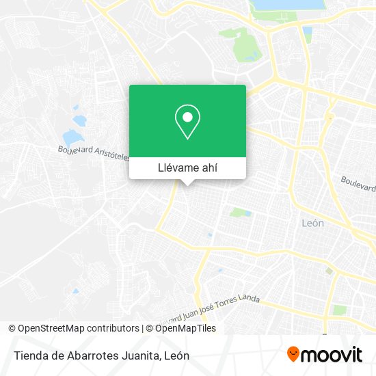 Mapa de Tienda de Abarrotes Juanita