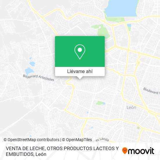 Mapa de VENTA DE LECHE, OTROS PRODUCTOS LACTEOS Y EMBUTIDOS