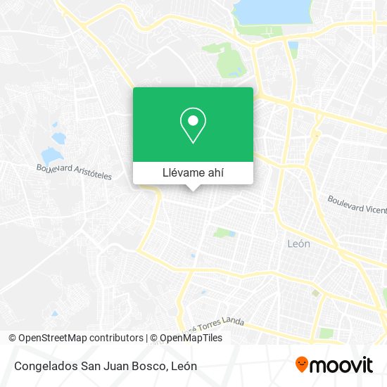 Mapa de Congelados San Juan Bosco