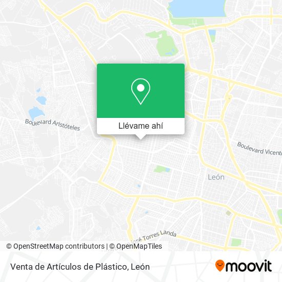 Mapa de Venta de Artículos de Plástico