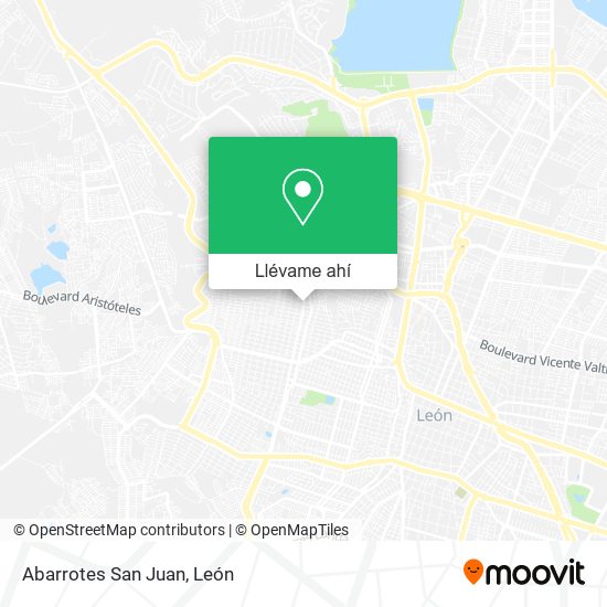 Mapa de Abarrotes San Juan