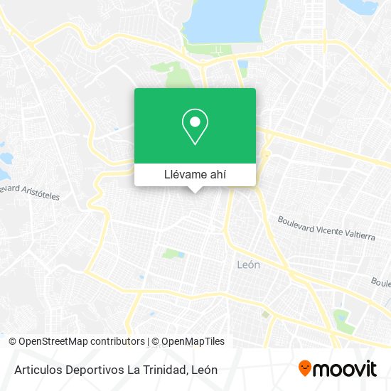 Mapa de Articulos Deportivos La Trinidad