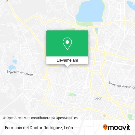 Mapa de Farmacia del Doctor Rodríguez