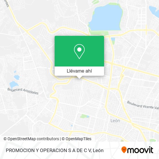 Mapa de PROMOCION Y OPERACION S A DE C V