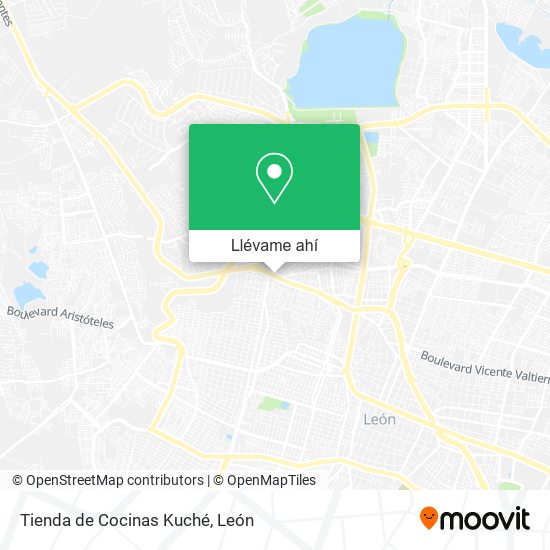 Mapa de Tienda de Cocinas Kuché