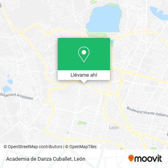 Mapa de Academia de Danza Cuballet