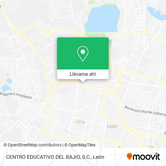 Mapa de CENTRO EDUCATIVO DEL BAJIO, S.C.