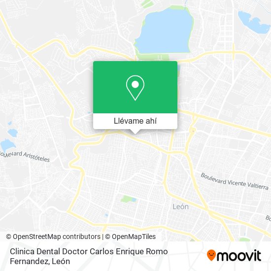 Mapa de Clinica Dental Doctor Carlos Enrique Romo Fernandez