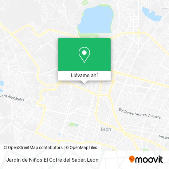 Mapa de Jardín de Niños El Cofre del Saber