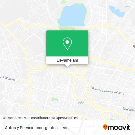 Mapa de Autos y Servicio Insurgentes