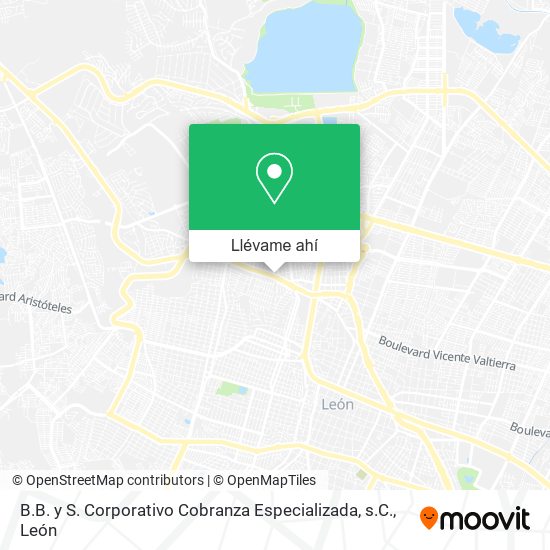 Mapa de B.B. y S. Corporativo Cobranza Especializada, s.C.