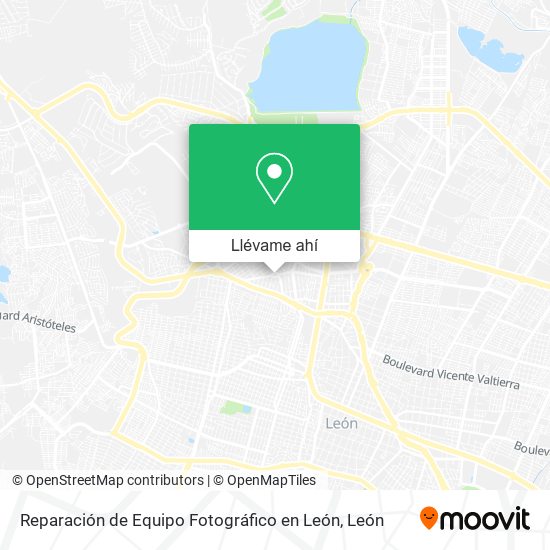 Mapa de Reparación de Equipo Fotográfico en León