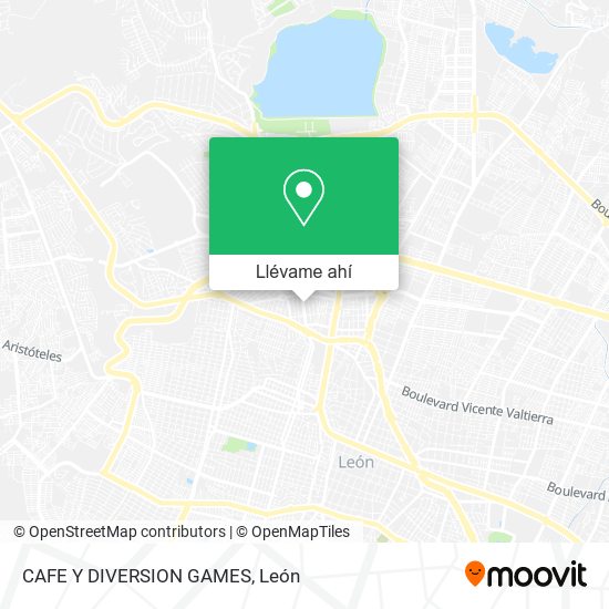 Mapa de CAFE Y DIVERSION GAMES