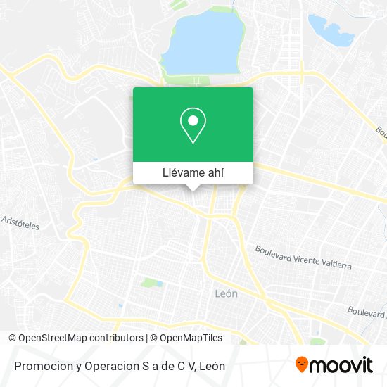 Mapa de Promocion y Operacion S a de C V