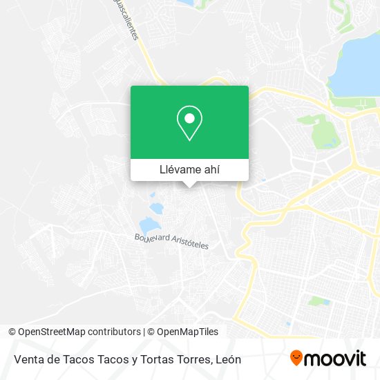 Mapa de Venta de Tacos Tacos y Tortas Torres