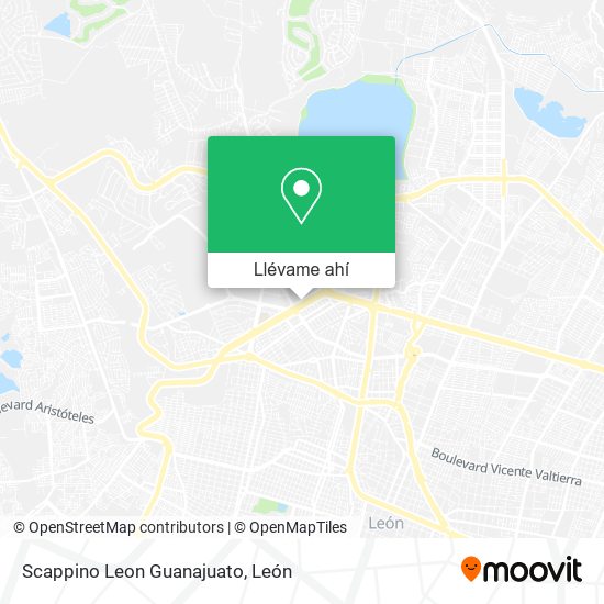 Mapa de Scappino Leon Guanajuato