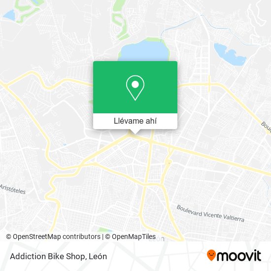 Mapa de Addiction Bike Shop