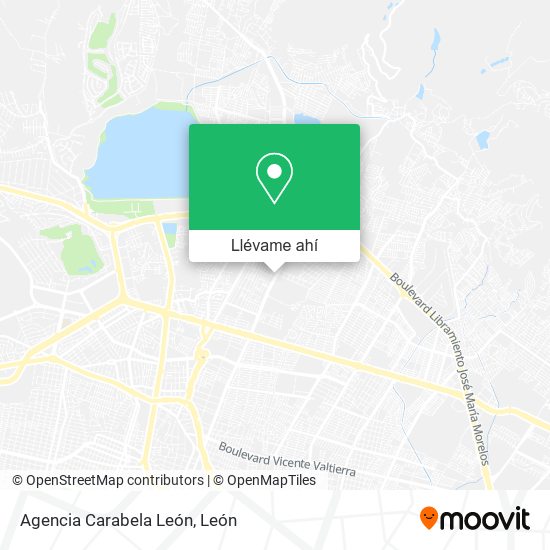 Mapa de Agencia Carabela León