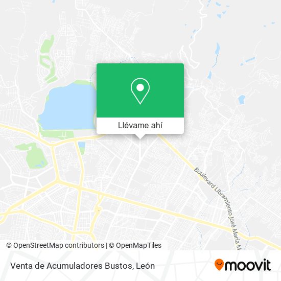 Mapa de Venta de Acumuladores Bustos